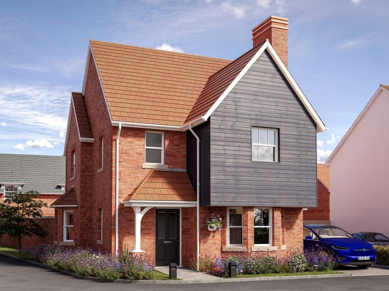 New Homes Sway Brockenhurst Lymington New Forest, St Luke's Fields by Hurst & Hurst Estates