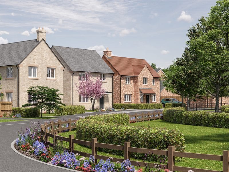 New Homes Shillingstone Fields, Okeford Fitzpaine, Dorset by Hurst & Hurst Estates